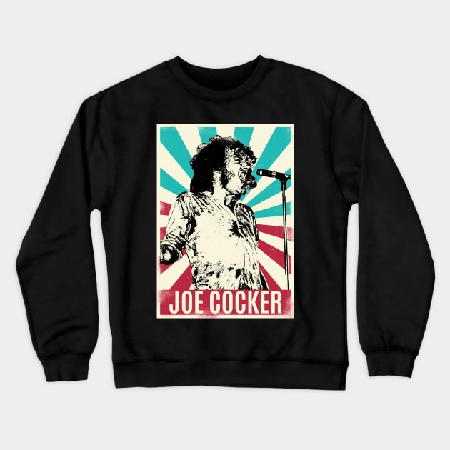 Vintage Retro Joe COCKER Crewneck Sweatshirt by Bengkel Band